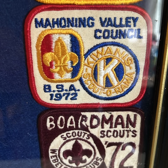 70s Vintage framed Boyscout Webelos patches badges pins merits - Picture 6 of 13